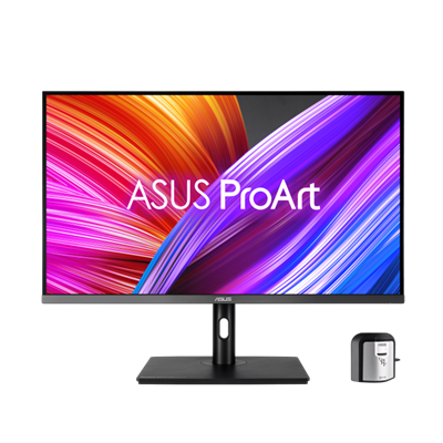 ASUS ProArt Display PA32UCR-K Professional Monitor - 32 Zoll, IPS, 4K UHD (3840 x 2160), 1000 nits, HDR-10, HLG, ?E &lt; 1, 98% DCI-P3, 99,5% Adobe RGB, 100% sRGB/Rec. 709, Hardware-Kalibrierung, USB-C, Calman Ready, ColourSpace Integration, inklusive X-rite i1 Display Pro