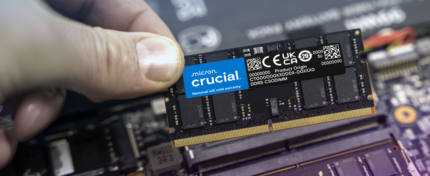 Crucial 64GB (2 x 32GB) 288-Pin PC RAM DDR5 6400 (PC5 51200