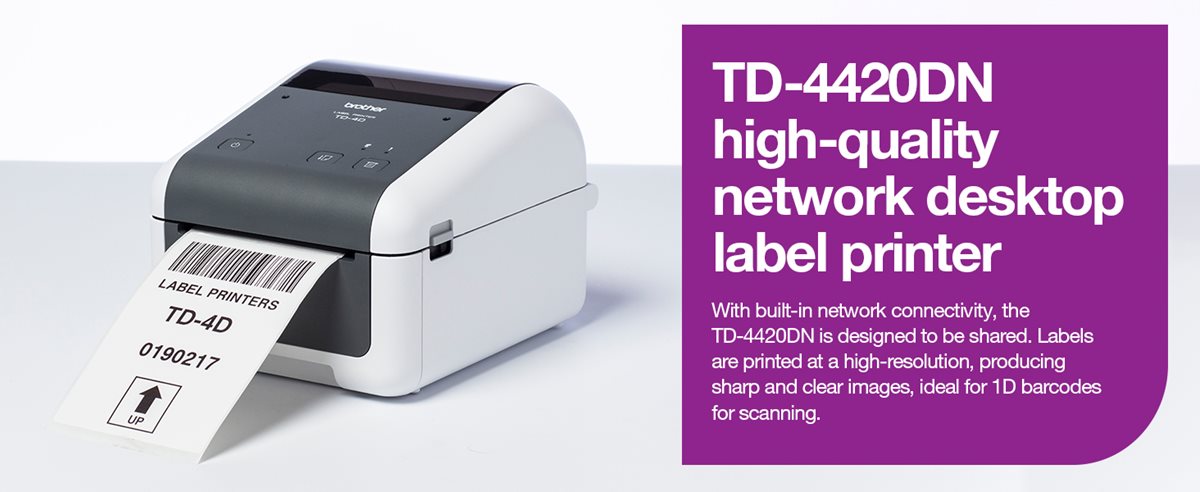 TD-4420DN high-quality network desktop label printer