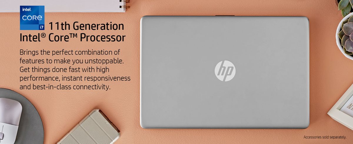 PC Portable - HP 15-DW3069NK-I7-11Gé-8Go-SSD1To+128Go - Silver