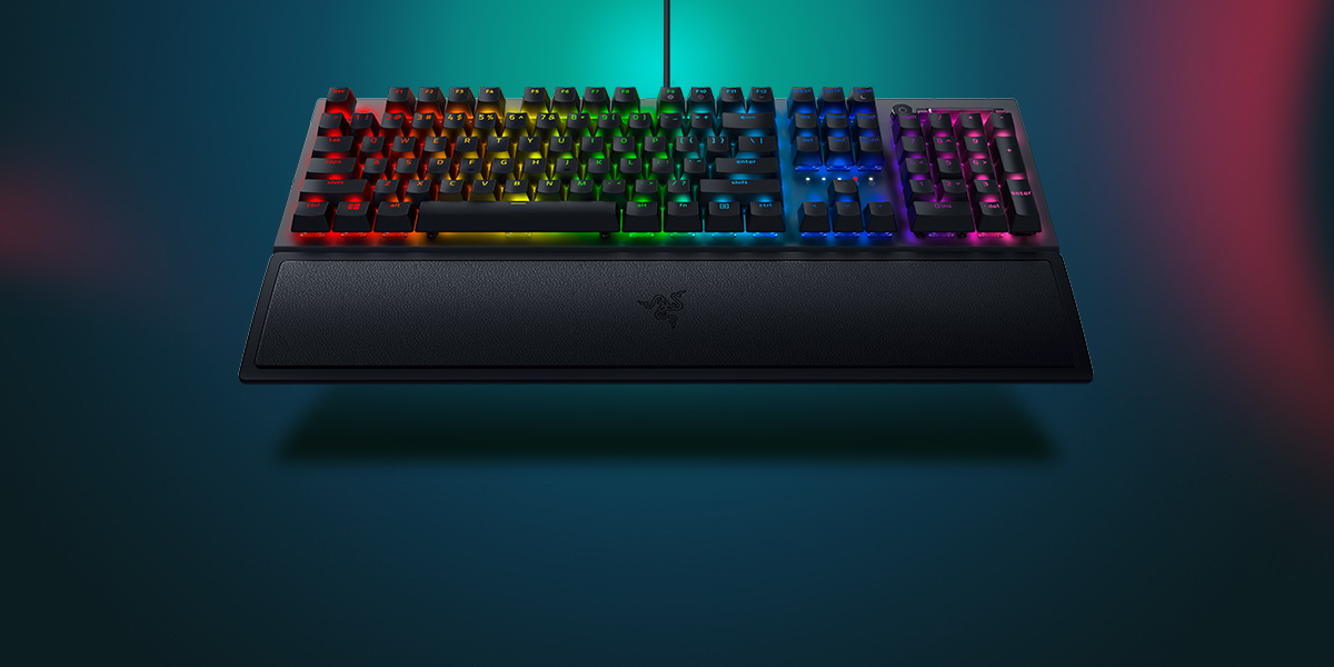  Razer BlackWidow V3 Mechanical Gaming Keyboard: Green  Mechanical Switches - Tactile & Clicky - Chroma RGB Lighting - Compact Form  Factor - Programmable Macro Functionality - Classic Black : Video Games