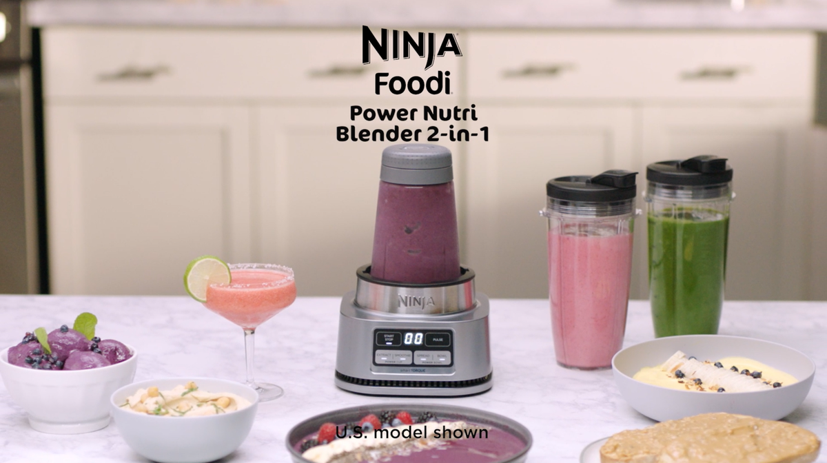 Ninja Foodi Power Nutri Blender [CB100UK] 2-in-1 with Smart