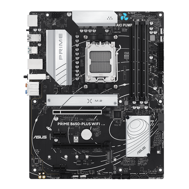 Prime Mainboard mit AIO Pumpe