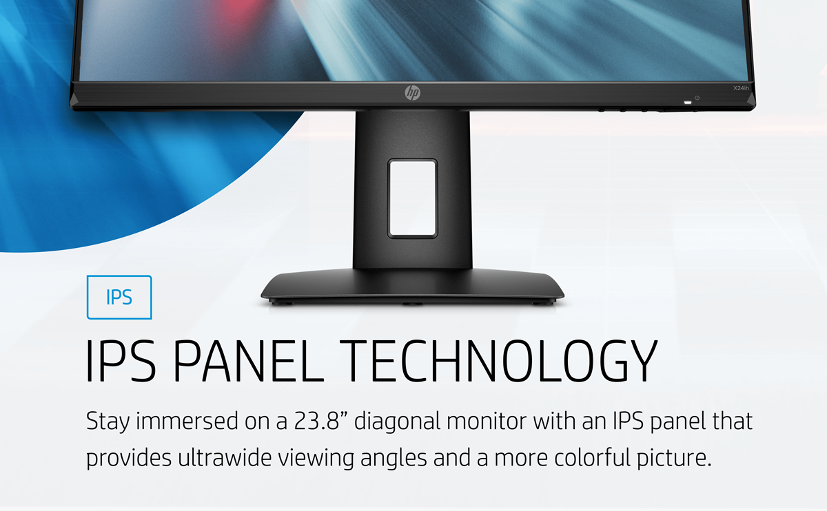 HP 23.8-inch FHD 144Hz Gaming PC Computer Monitor, x24ih IPS
