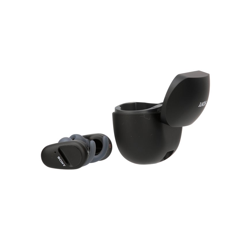 Sony - WF-SP800N/B True Wireless Noise-Cancelling In-Ear