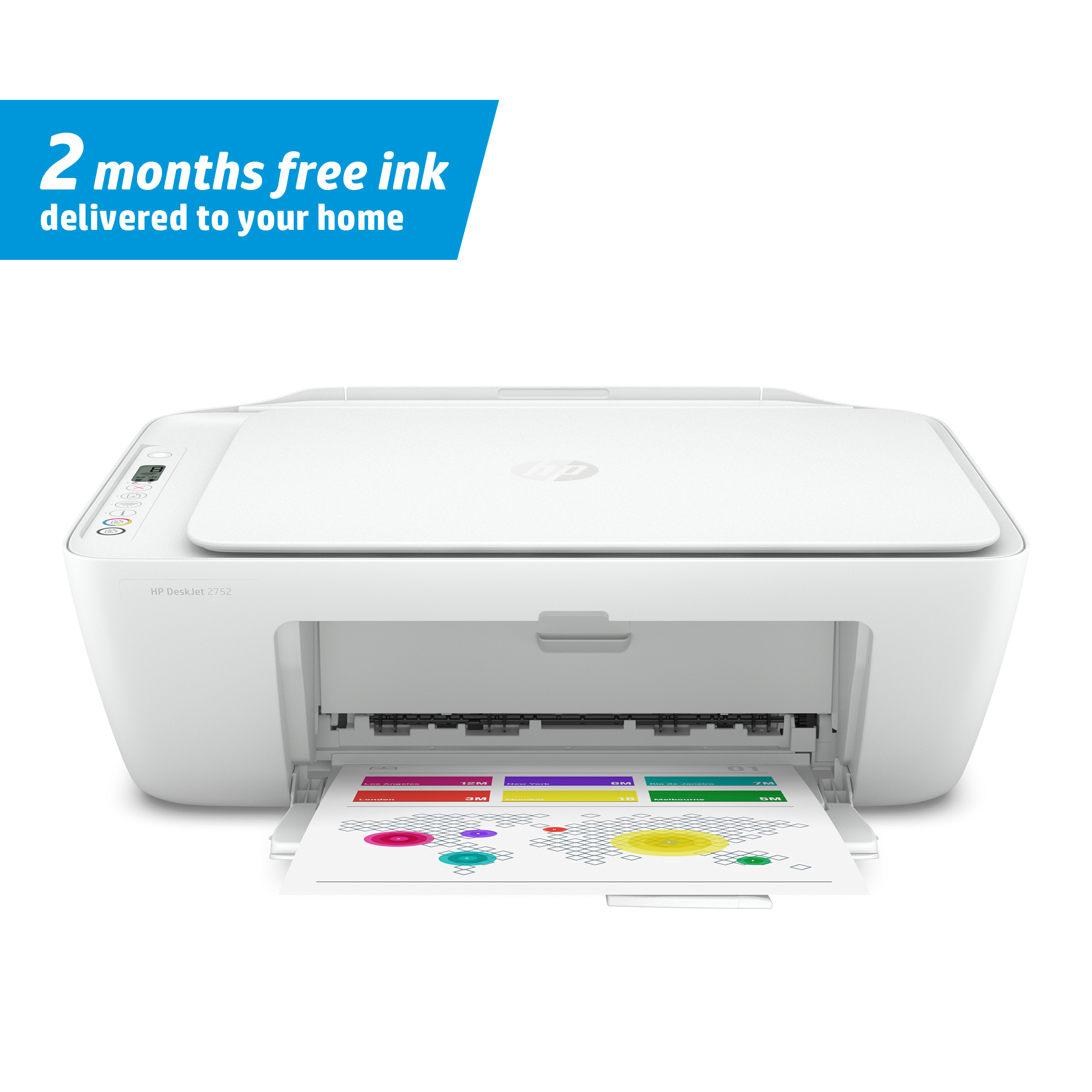 HP DeskJet All-in-One Inkjet Printer - Instant Ink Ready - Walmart.com