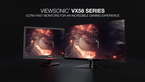 thumbnail video image 2 of ViewSonic OMNI VX2458-MHD 24 Inch 1080p 1ms 144Hz Gaming Monitor with FreeSync Premium, Flicker Free and Blue Light Filter, HDMI and DisplayPort, 2 of 6