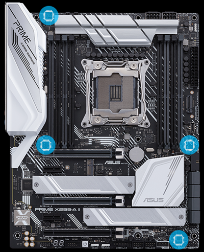 マザーボード ASUS PRIME X299-A II Intel CPU i9 9940X Prime X299-A II｜Motherboards｜ASUS USA
