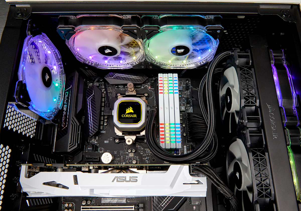 CPUクーラー（Corsair H100i PRO RGB) H100i Pro RGB | CORSAIR 水冷一体型CPUクーラー | 株式会社アスク