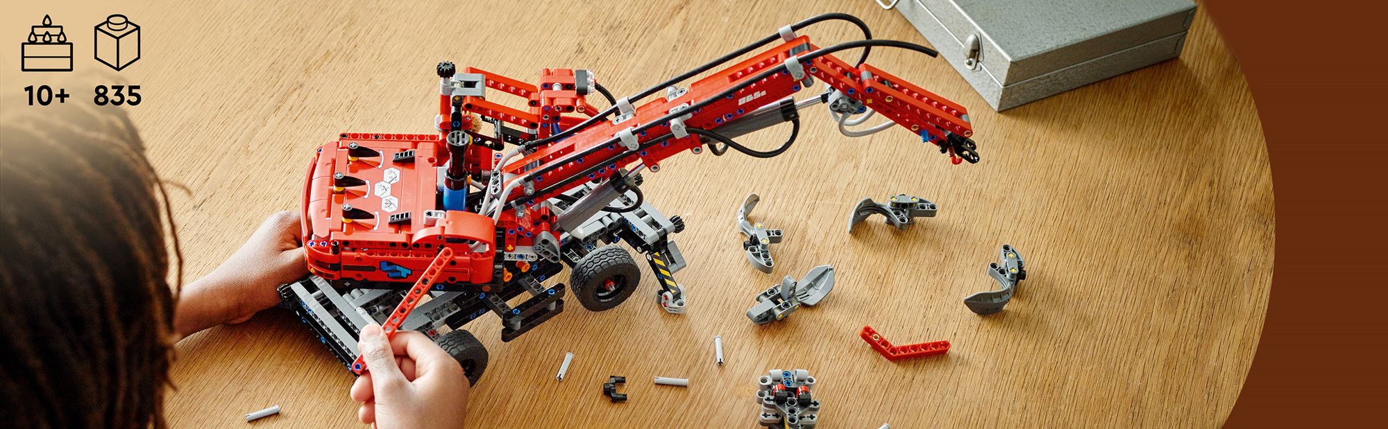 Buy LEGO Technic Material Handler Construction Vehicle Set 42144