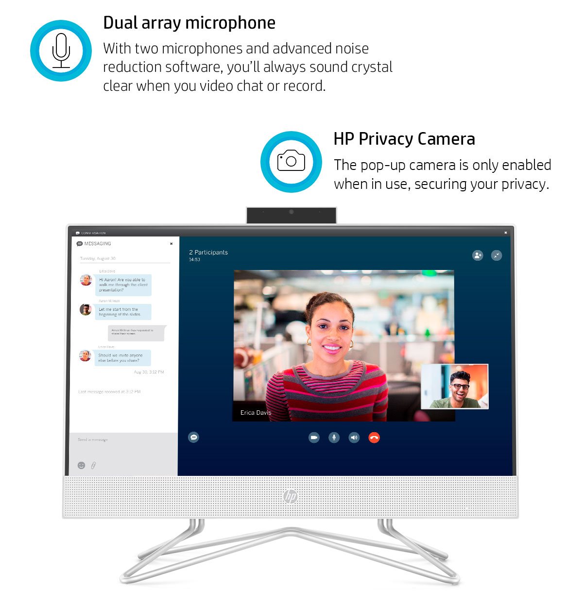 HP 22 All-in-One PC additional features