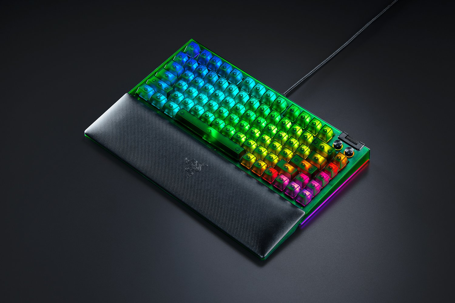 Razer Blackwidow V4 75% Wired Mechanical Orange Switch Gaming