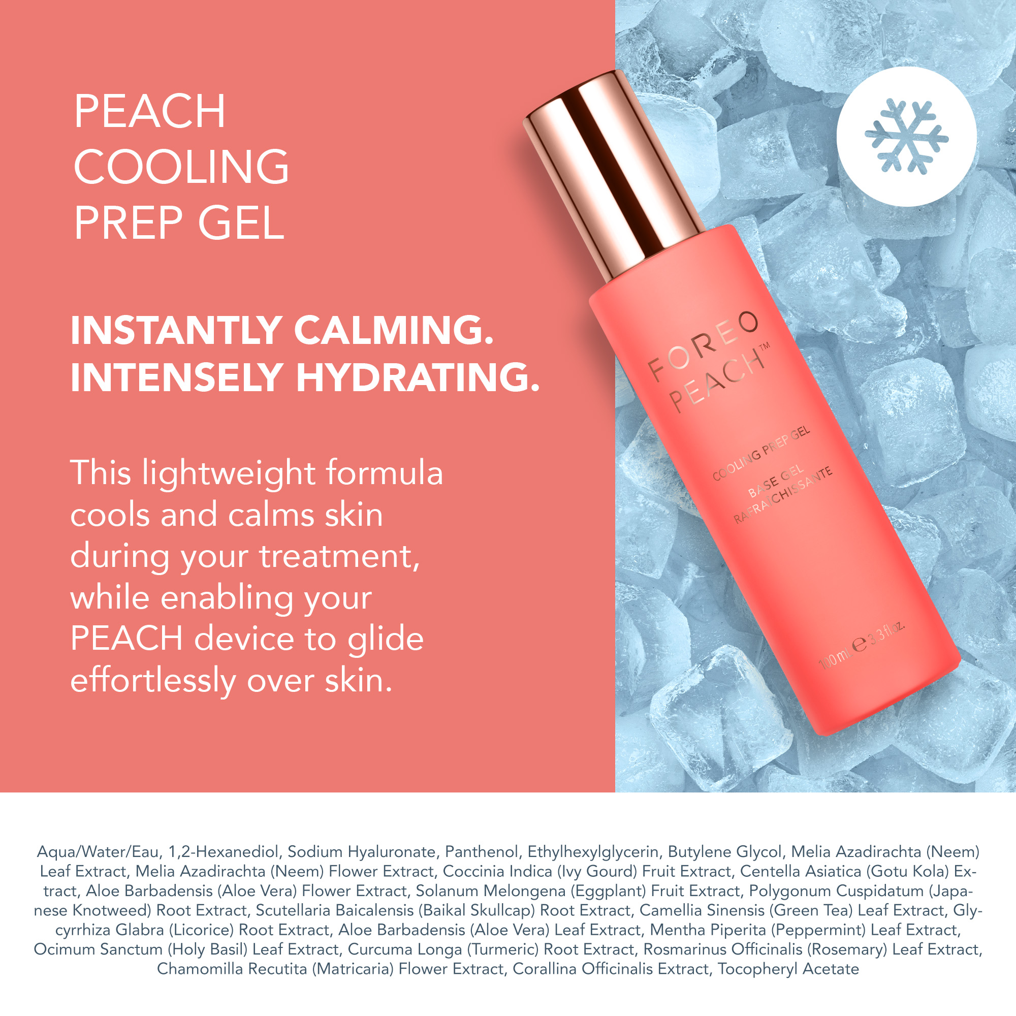 FOREO, PEACH 2 IPL Hair Removal Device + Cooling Prep Gel
