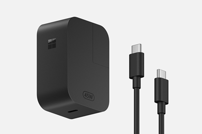 Ge dagen energi med Surface USB-C-väggladdaren på 45 W