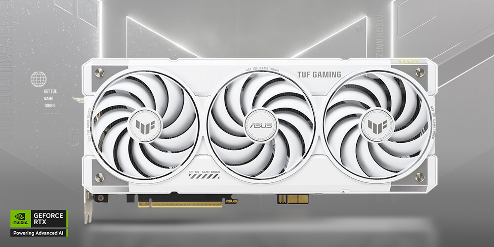 ASUS TUF Gaming GeForce RTX 5070 Ti 16GB GDDR7 BTF White OC