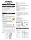 CyberPower CP900AVR Battery Backup UPS - User Manual