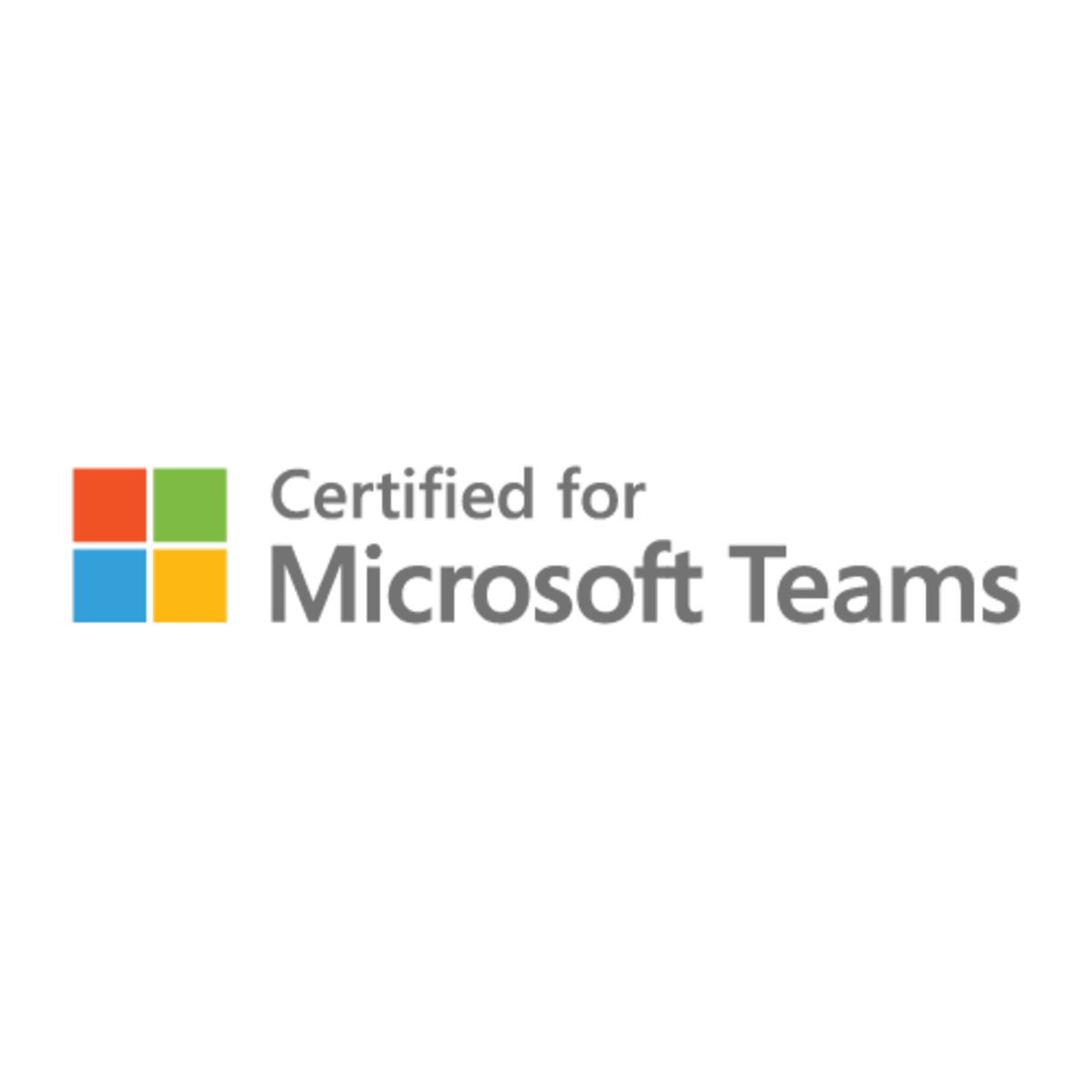 Certified for Microsoft Teams Logo