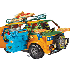 Teenage Mutant Ninja Turtles Mutant Mayhem Pizza Fire Delivery Van by  Playmates Toys