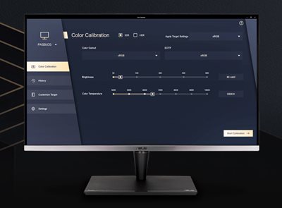 Mest ægte farve, fleksibel kalibrering