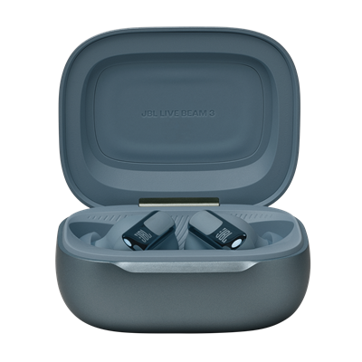 JBL LIVE Beam 3 Bluetooth Earphones - Blue - JBLLIVEBEAM3BLUAM