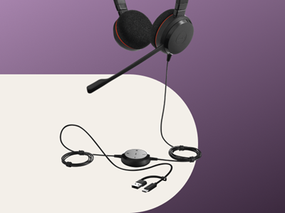 Jabra Evolve 20 UC stereo - headset
