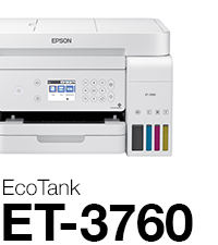 Epson EcoTank ET-3760 Special Edition All-in-One Wireless Printer with Two  Bonus Black Ink Bottles