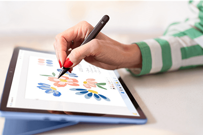 Using the Surface Slim Pen 2 on a tablet