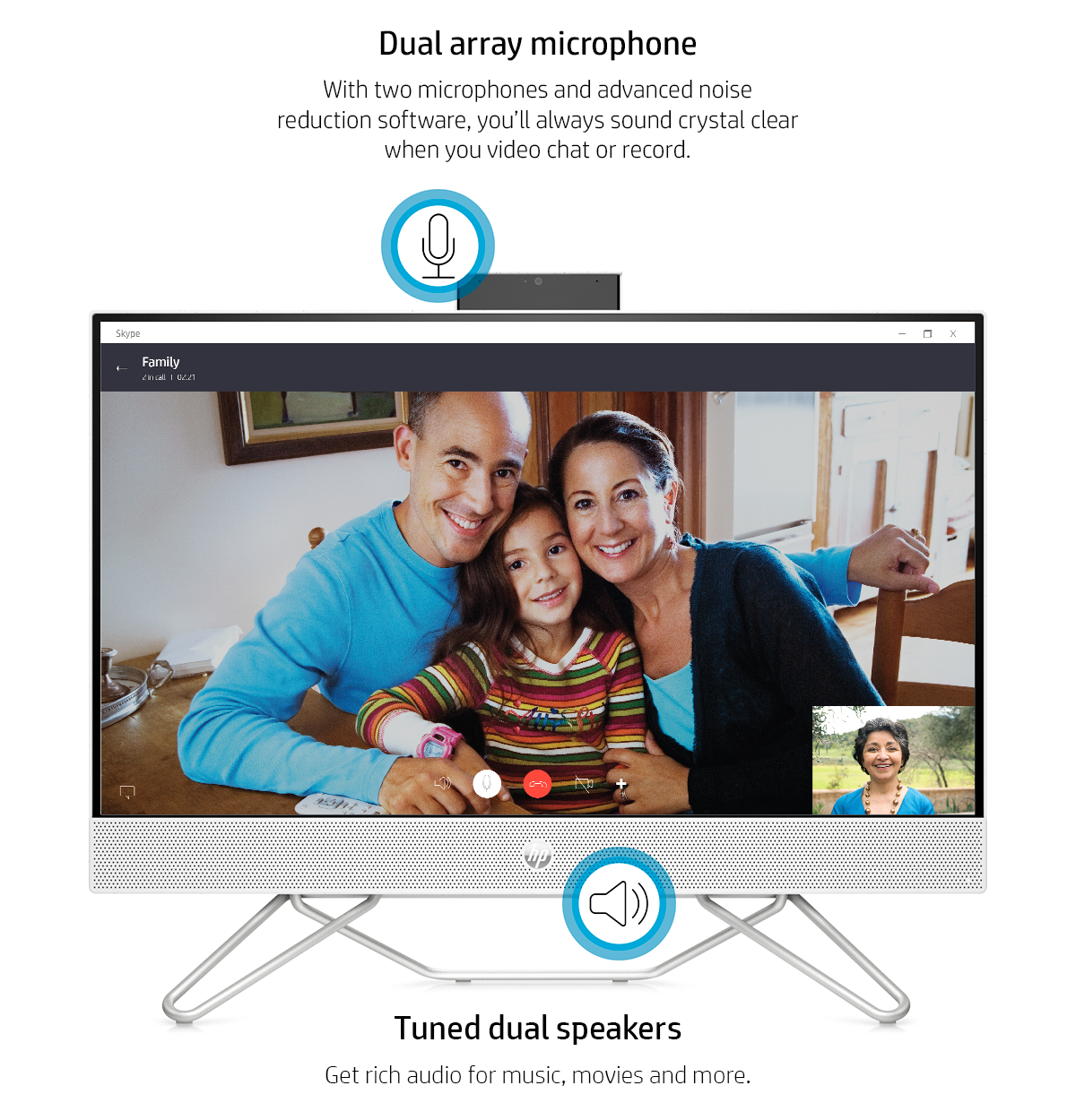 Dual array microphone: With two microphones and advanced noise ...