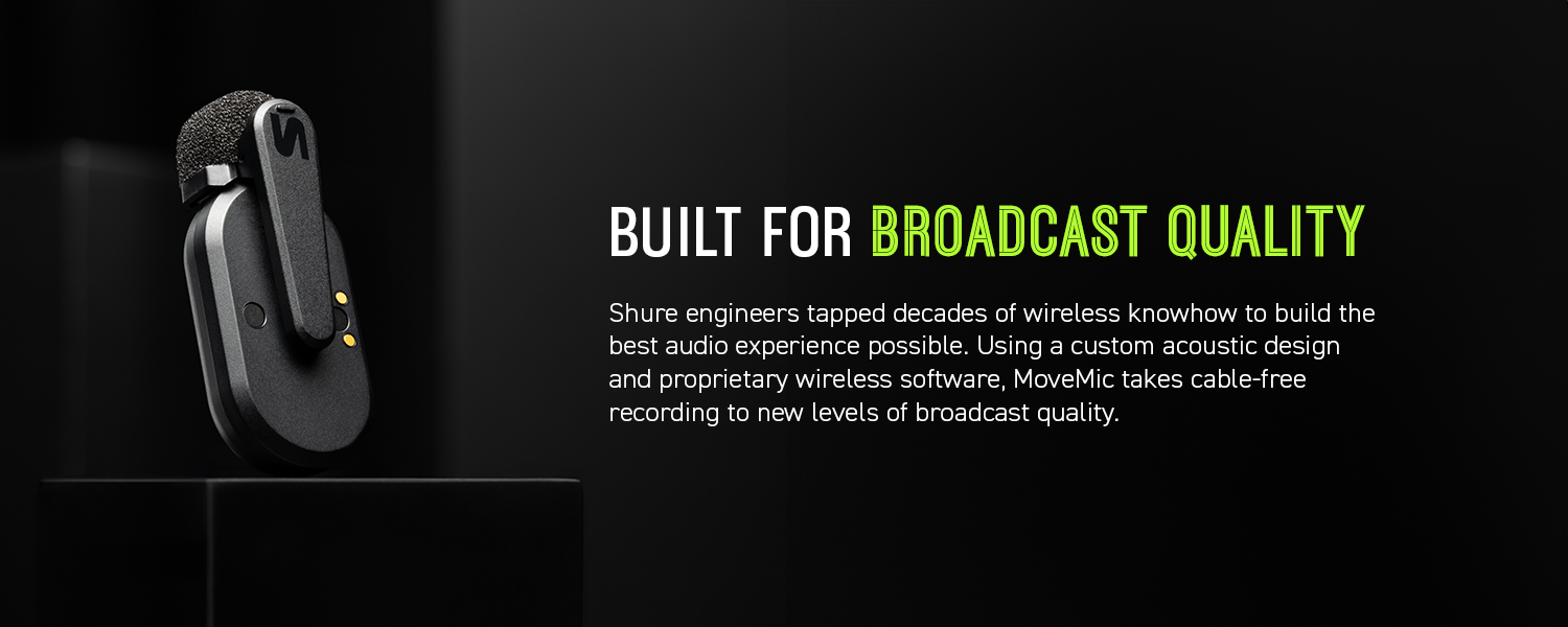 Shure MoveMic Two Channel Wireless Lavalier Microphone System - Thumbnail 3