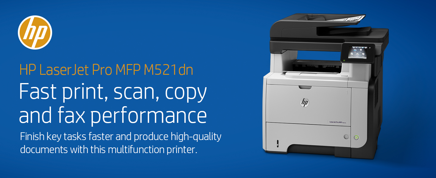 Impresora Multifuncional HP LaserJet Pro M521dn Monocromatica - Xercom