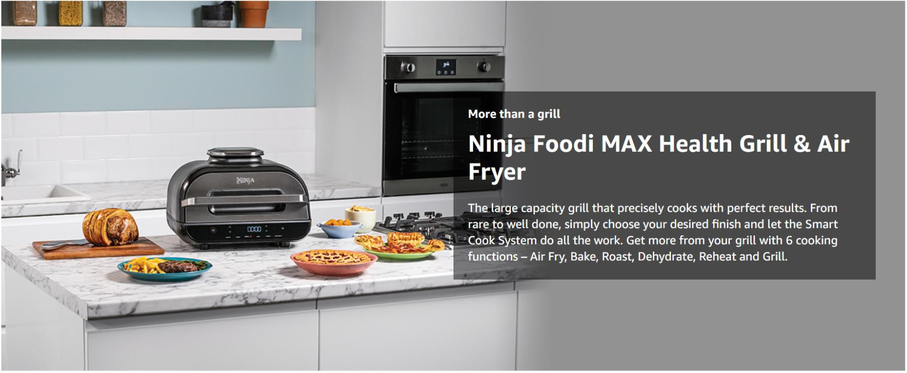Ninja Foodi Max Health Grill & Air Fryer AG551UK Review & Demonstration 
