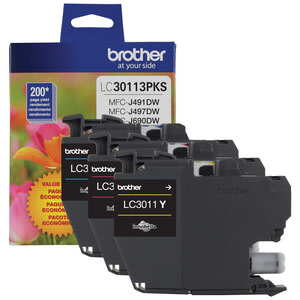 thumbnail image 2 of Genuine Brother LC3011 Cyan Ink Cartridge – Open Box – For MFC-J491DW / J690DW / J895DW 2 of 5