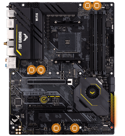 Used - Very Good: ASUS TUF Gaming X570-PRO (WiFi 6) AMD AM4 (3rd