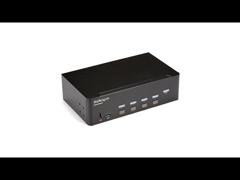 slide 1 of 3, show larger image, this 4k hdmi kvm with dual monitor support lets you control four hdmi computers with a single mouse, keyboard and dual monitors up to 4k at 30hz