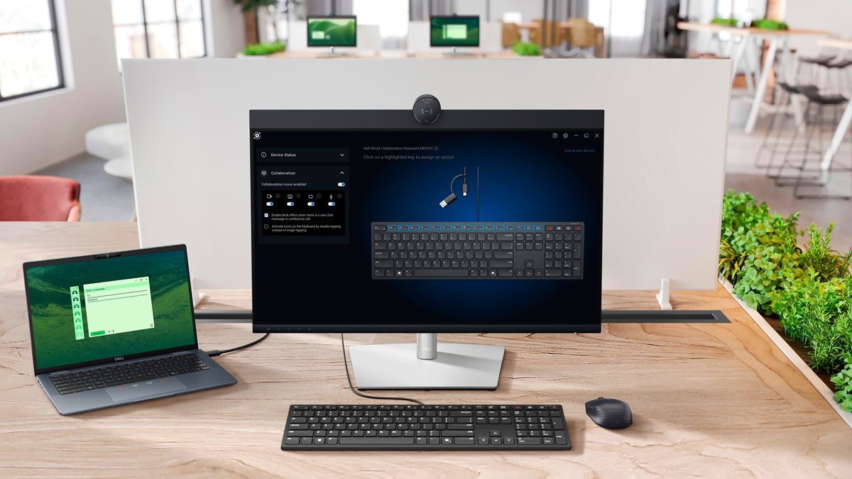 Dell Pro Silent Wired Collaboration Keyboard KB525C - keyboard - QWERTY ...