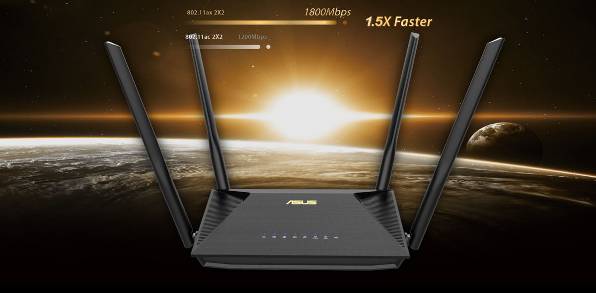 ASUS RT-AX53U router - Wi-Fi - Wi-Fi