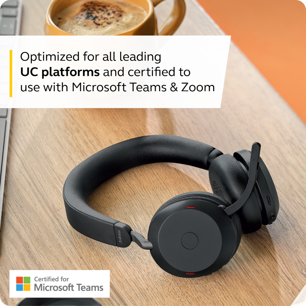 Evolve2 75 Headset onear Bluetooth wireless, wired active