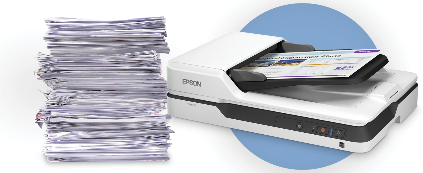 Escaner De Documentos Epson Workforce Ds-1630 Duplex