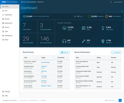 Centralised control for IT managers
