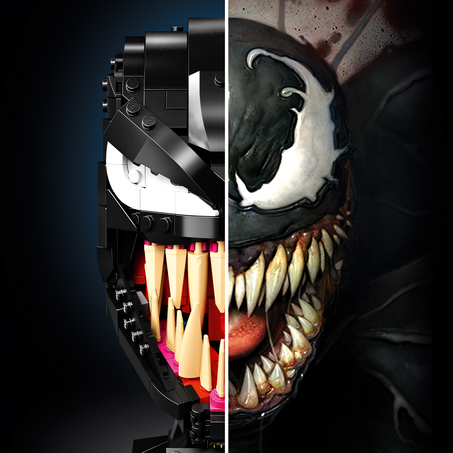 Lego Venom 76187 Masque casque Venom Marvel