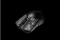 Folie {0} von {1}, Vergrößern, ROG Gladius III Wireless AimPoint Black – angled side view with mouse grip tape