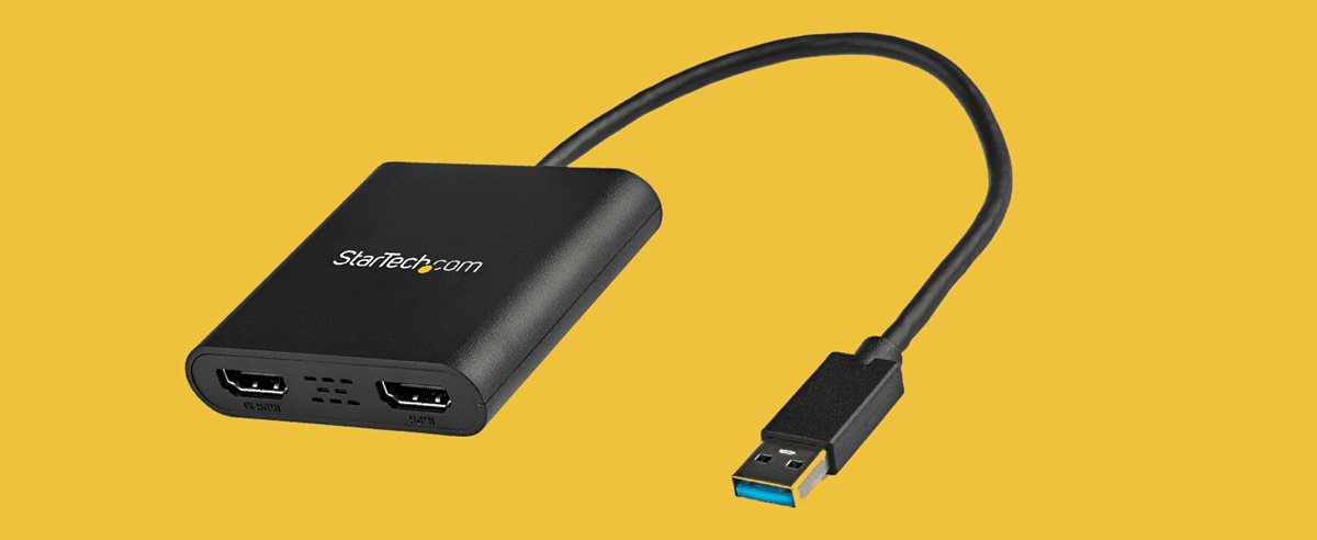 StarTech.com USB32HD2 USB to Dual HDMI Adapter 
