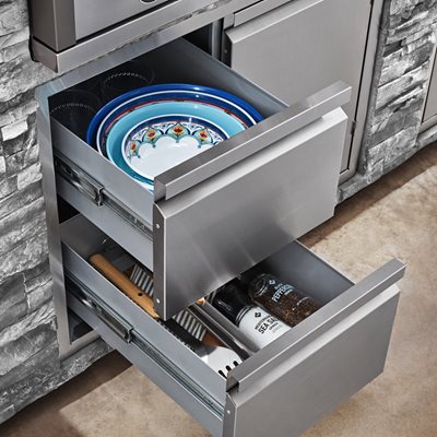 Double Drawer Storage