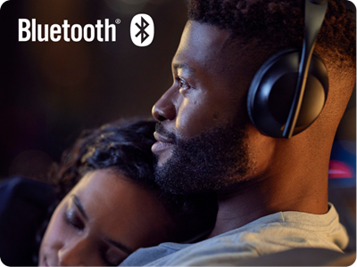 Wireless headphone listening, Bluetooth