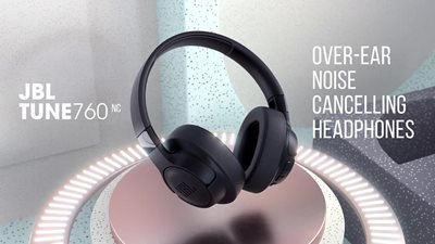 JBL Tune 760NC  Wireless Over-Ear Headphones – JBLT760NCBLKAM