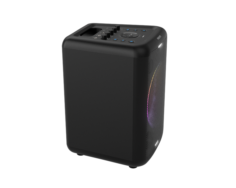 Philips X3206 Wireless Bluetooth Party Speaker with Lights, Carry