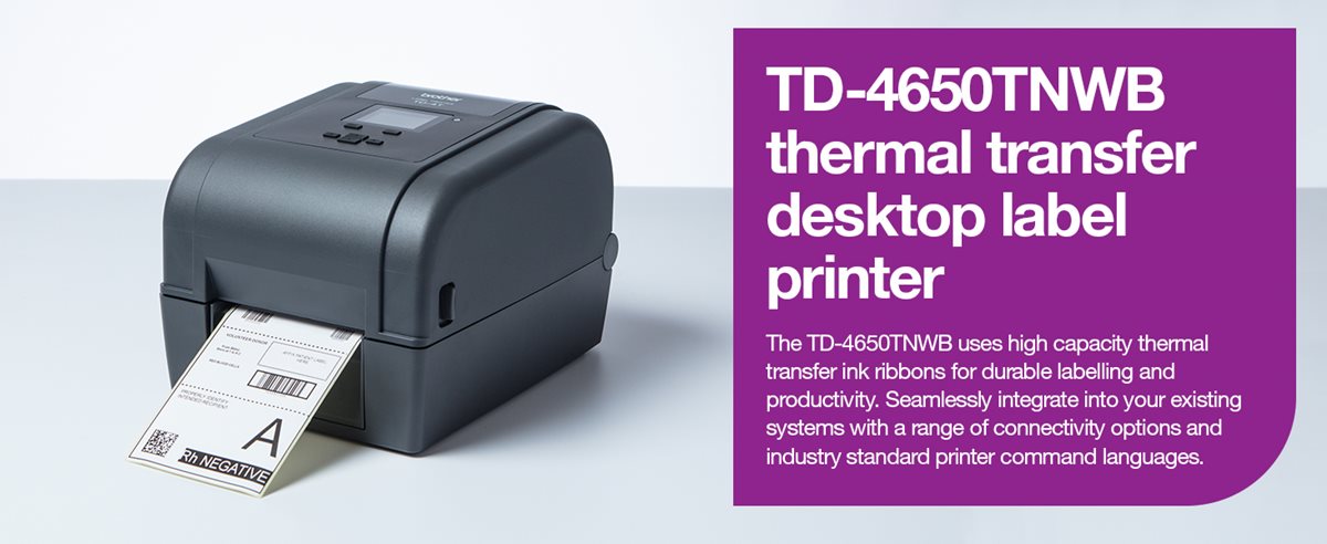 TD-4650TNWB Desktop Label Printer