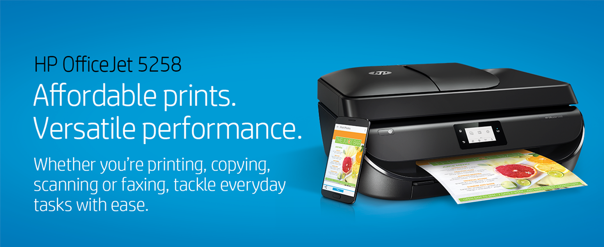 HP OfficeJet 5258 All-in-One Printer