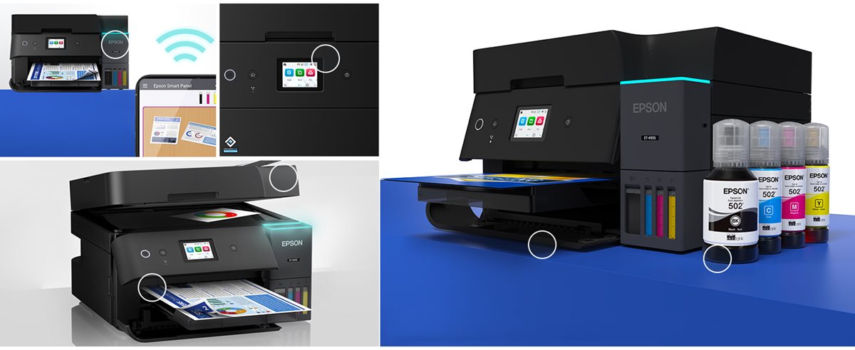 Epson EcoTank ET-4955 Wireless All-in-One Color Supertank Printer