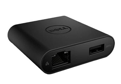Dell-adapter – USB-C til HDMI/VGA/Ethernet/USB 3.0 – DA200